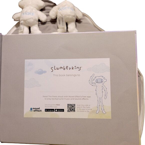 Yeti Snuggler and Book Set - Gray and White - Picture 9 of 10